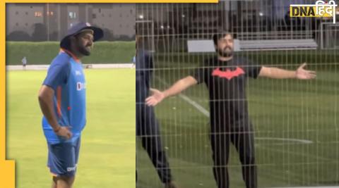 ROHIT SHARMA HUGS FAN ROHIT SHARMA HUGS FAN