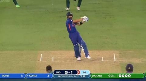 Virat Kohli classic shots in IND vs PAK T20