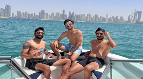 Indian Team Enjoying Dubai