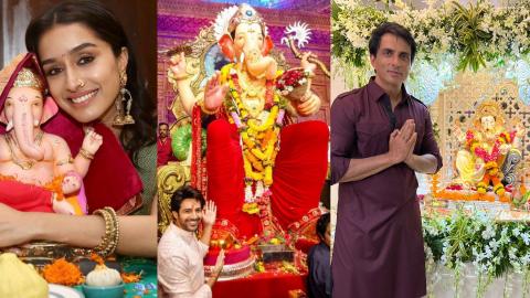 B-town celebs celebrating festival of lord Ganesh