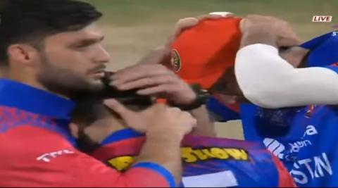 Afghanistan players crying