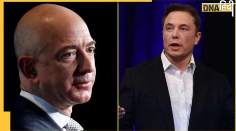 Jeff Bezos-Elon Musk Net worth