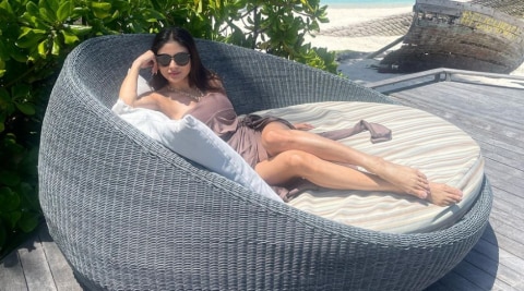 Mouni Roy enjoying vacation in Maldives