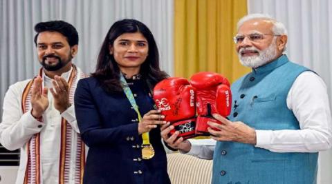  PM Modi's Talks Motivate Me Says Nikhat Zareen