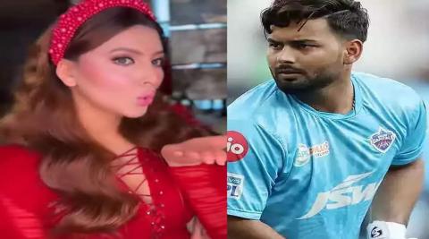 Rishabh Pant Urvashi Rautela