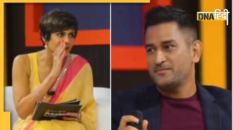 MS Dhoni and Mandira Bedi