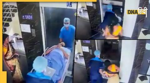 Patient stuck in lift