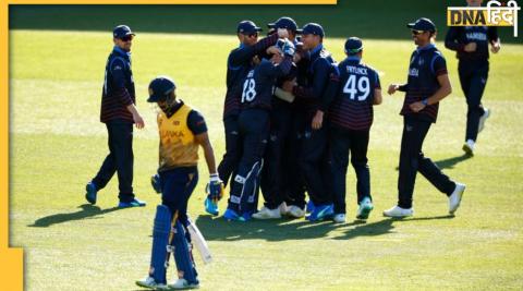 Sl vs NAM T20 highlights namibia beat sri lanka icc mens t20 world cup live match streaming