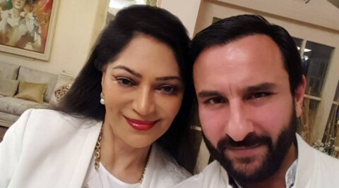 Simi Garewal and Mansoor Ali Khan Pataudi