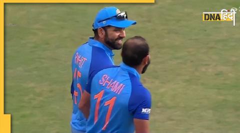 rohit sharma praises shami 3 wickets ind vs aus 