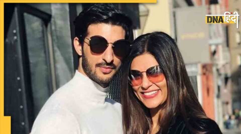 Sushmita Sen and Rohman shawl