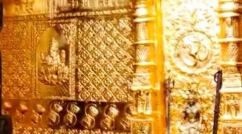 Gold Plating Kedarnath Walls 