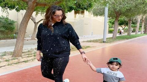 Sania Mirza Shares Photos With Son