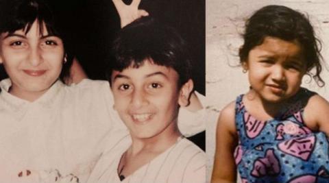 Alia Bhatt, Ranbir Kapoor Childhood Photos Viral