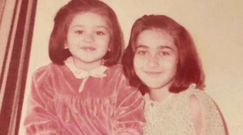 Kareena Kapoor, Karisma Kapoor Childhood Photo
