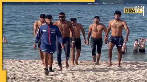 Ind Vs NZ Hardik Pandya Shirtless video