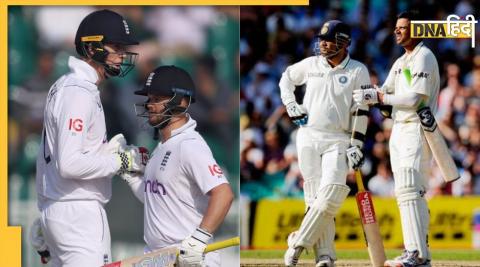 zak crawley ben duckett equals virender sehwag rahul dravid century record pak vs eng rawalpindi test updates 