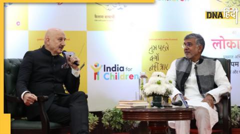 Nobel Piece Kailash Satyarthi new book tum kyun pehle nhi aaye launched anupam kher