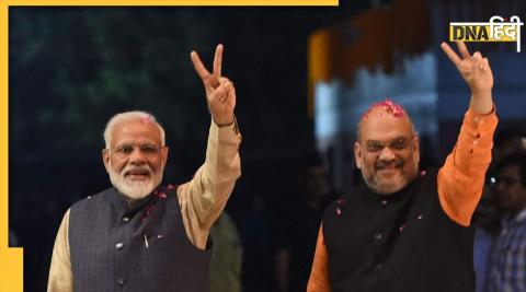 Gujarat Election Result Amit Shah credit PM Modi massive victory political end revelry appeasement