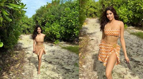 Janhvi Kapoor Enjoying Exotic Vacation