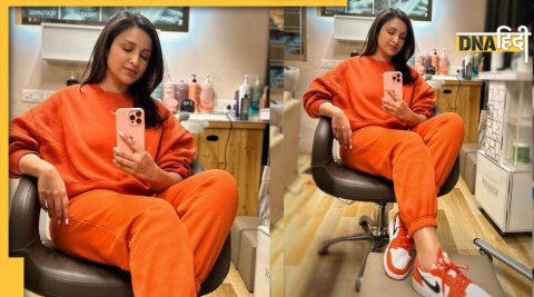 Parineeti Chopra ने शेयर की भगवा रंग की ड्रेस में फोटो Parineeti Chopra ने शेयर की भगवा रंग की ड्रेस में फोटो