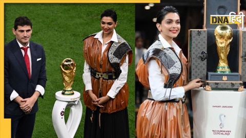 Deepika Padukone FIFA World cup trophy