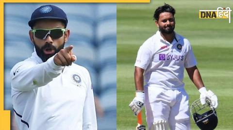 ind vs ban 2nd test virat kohli angry look to rishabh pant when cricketer refuses to run watch video