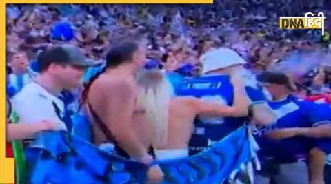 Topless Fan FIFA World Cup 2022 Final