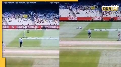 Anrich Nortje crash with spider cam aus vs sa test