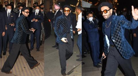 Ranveer Singh At Anant Ambani Radhika Merchant Engagement Party