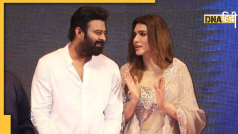 Prabhas and Kriti Sanon प्रभास और कृति सेनन