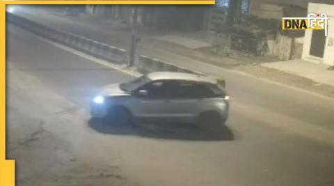 CCTV फुटेड में लड़की घिसटती नजर आ रही है.