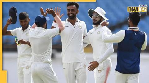 jaydev unadkat hat tricks in first over of ranji trophy 2022-23 delhi vs saurashtra cricket match