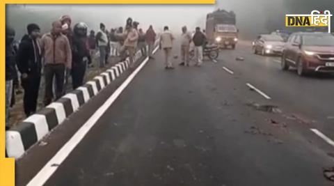 agra road accident