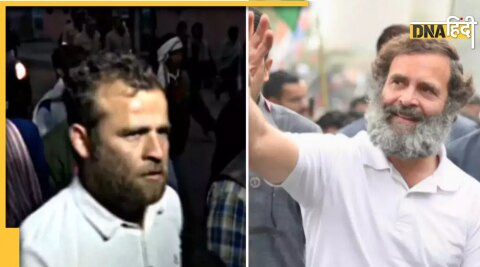 Rahul Gandhi lookalike man joined bharat jodo yatra viral video 