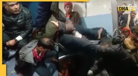 tte thrashed passenger brutal beaten viral video jayanagar to lokmanya tilak pawan express