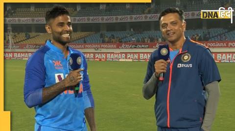 suryakumar yadav rahul dravid bcci tv interview after smashing 3rd century in ind vs sl 3rd t20 rajkot