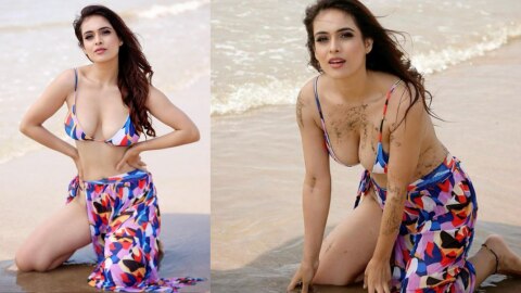 Neha Malik bold bikini photos 