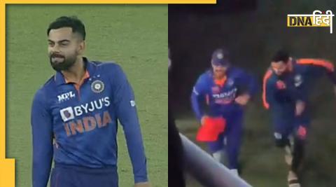 ind vs sl virat kohli and ishan kishan dancing on ground after beating sri lanka in 2nd odi eden gardens