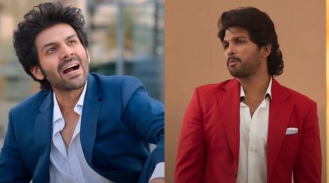 Kartik Aryan, Allu Arjun Look