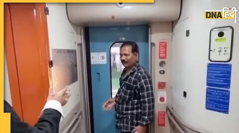 vande bharat express man selfie stuck train automatic door vijayawada 150km travelled