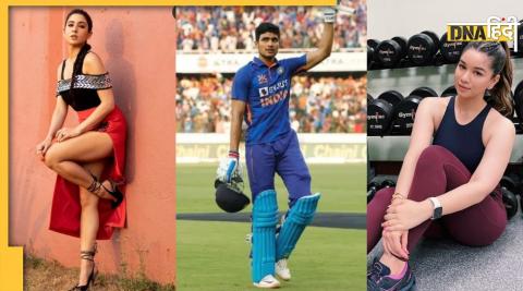 shubman gill sara tendulkar or sara ali khan fans chant sara-sara in viral vide from india vs sl odi