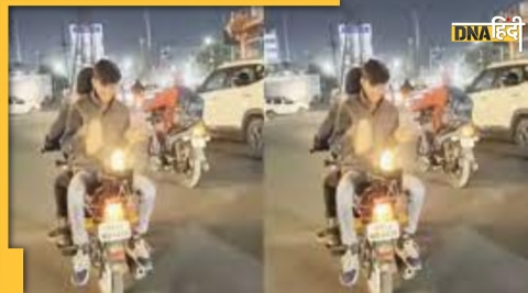 Viral boys bike burning sigdi cold wave indore madhya pradesh  