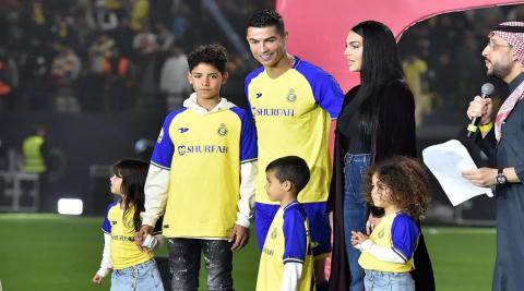 Ronaldo Family In Saudi Arabia 