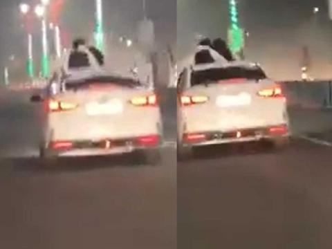 Lucknow Car Viral Video