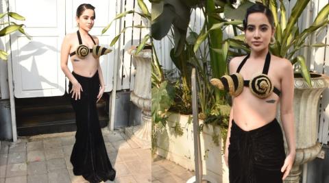 Urfi Javed Made Bralette With Cones