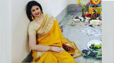 Hasin Jahan celebrates Basant Panchmi 