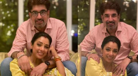 Rupali Ganguly Husband Click Pictures To Impress Wife