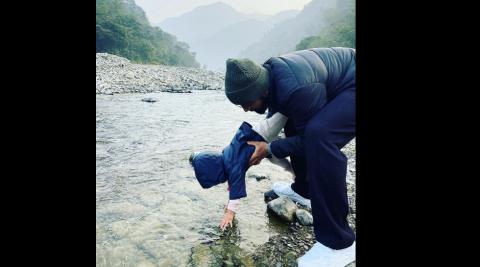 Virat Kohli, Anushka Sharma, Vamika Rishikesh Trip