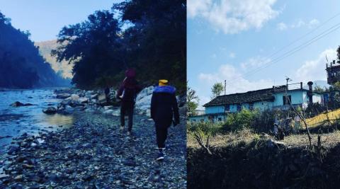 Virat Kohli, Anushka Sharma Trekking In Rishikesh